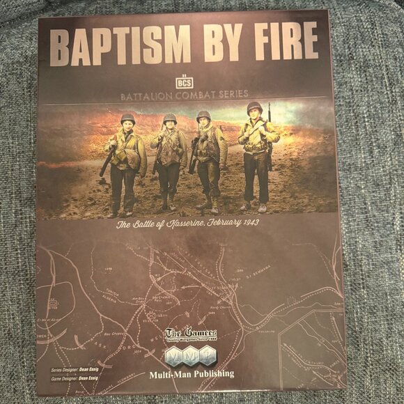 Baptism By Fire: The Battle of Kasserine (opened, never played) - Picture 1 of 11